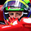 Foto Poster Felipe Massa Helm Shot, F1 Ferrari Team 2011