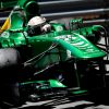 Foto Poster Giedo van der Garde in actie tijdens de GP van Monaco, F1 Caterham Team 2013