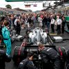 Lewis Hamilton op de grid voor de Start Foto GP Engeland 2019